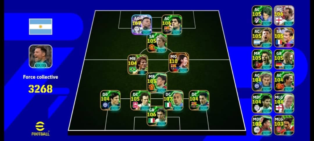 Je vends mon compte efootball — capture 1/2