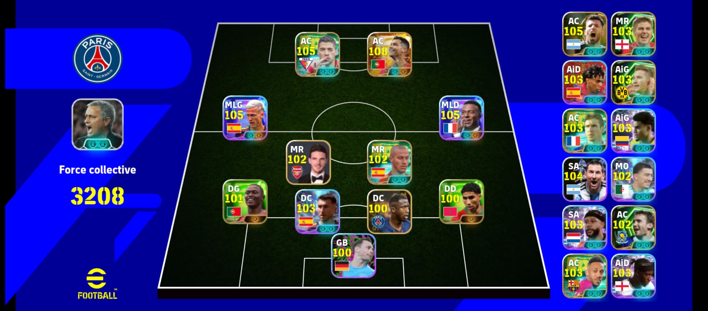 Compte efootball