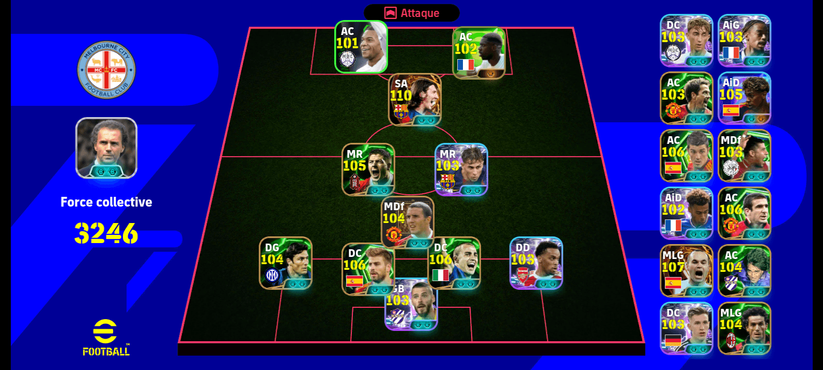 Compte efootball — capture 1/1