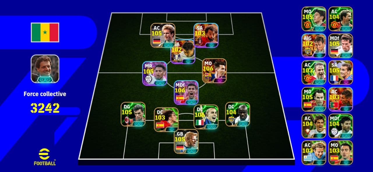 Compte efootball trés puissant — capture 1/1